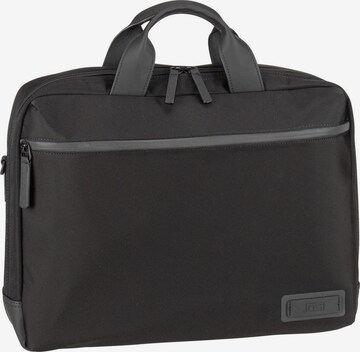 JOST Document Bag in Black: front