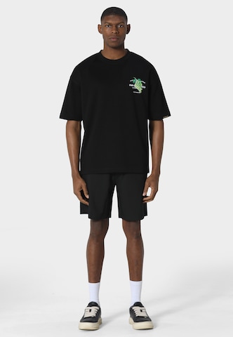 T-Shirt 'Verde' Pas De Monaco en noir