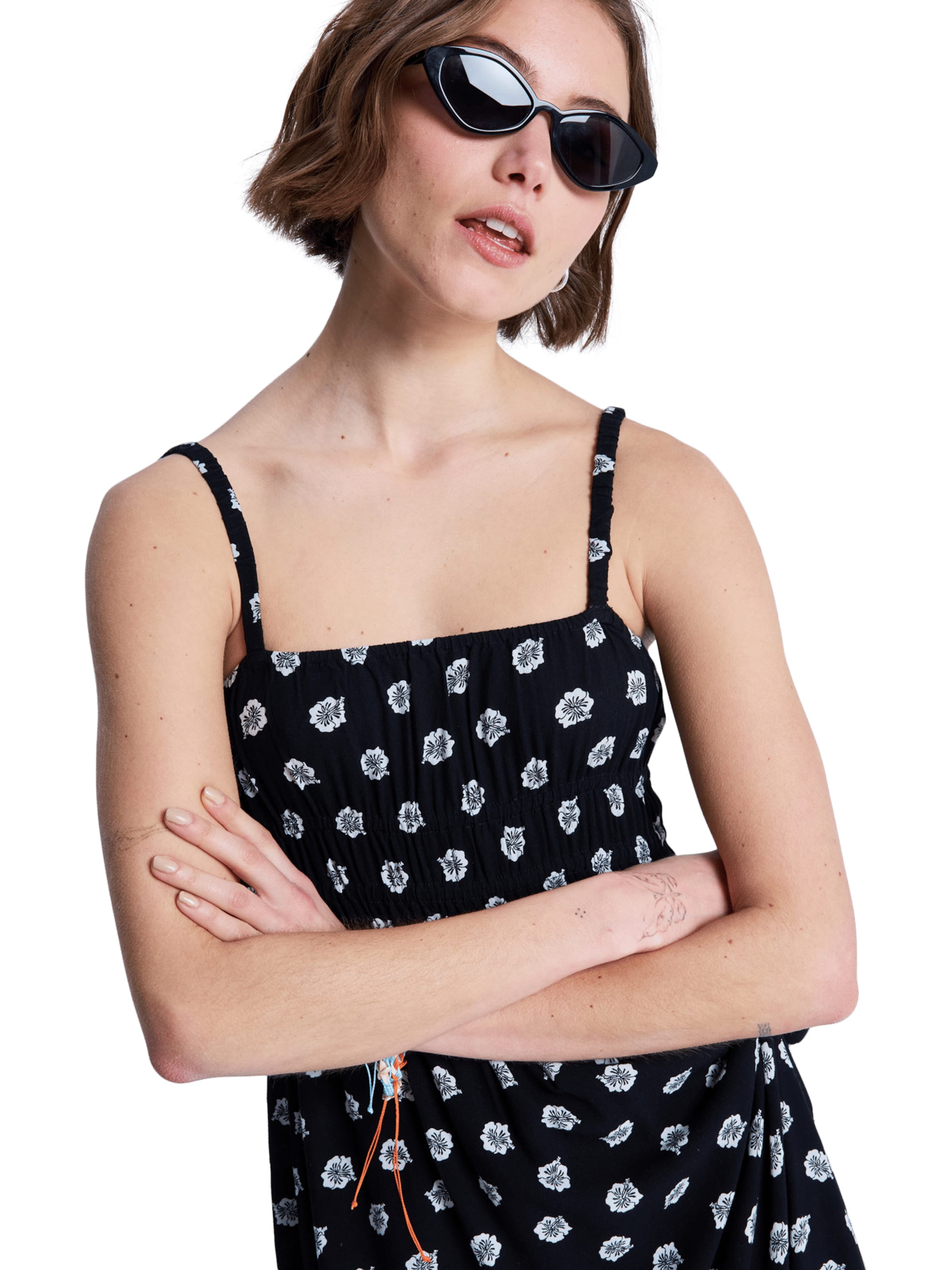 ROXY Kleid 'Sunrise Coastline' in Schwarz
