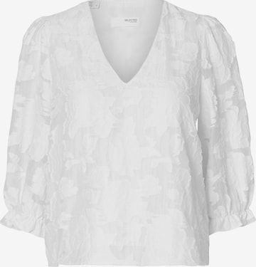 SELECTED FEMME Bluse i hvid: forside