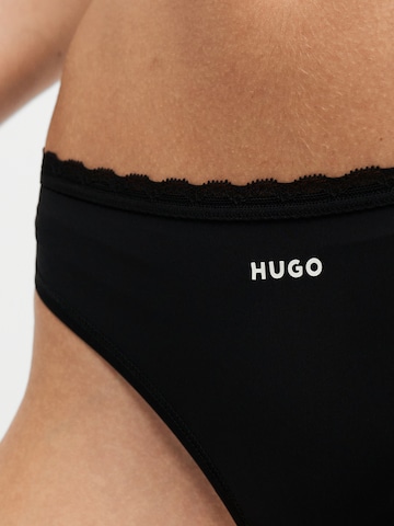 HUGO Стринги 'TRIPLET MICRO THONG' в Черный
