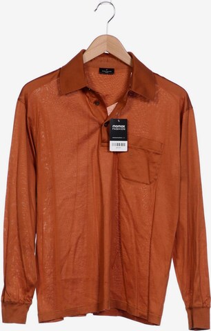 HECHTER PARIS Shirt in M in Brown: front