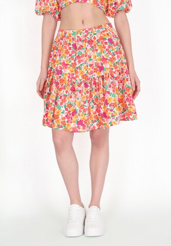 MYMO Skirt in Mixed colours: front