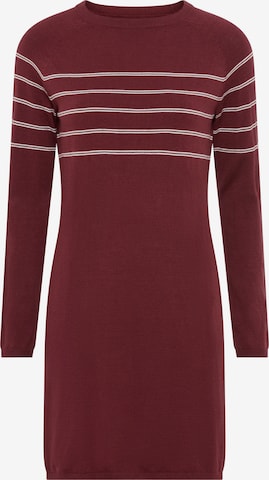 LAURA SCOTT Knitted dress in Red: front