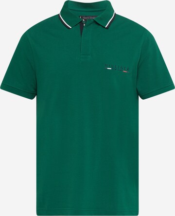 TOMMY HILFIGER Poloshirt in Grün: predná strana