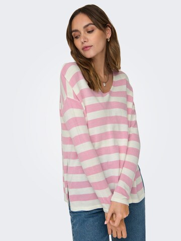ONLY Pullover 'AMALIA' i hvid