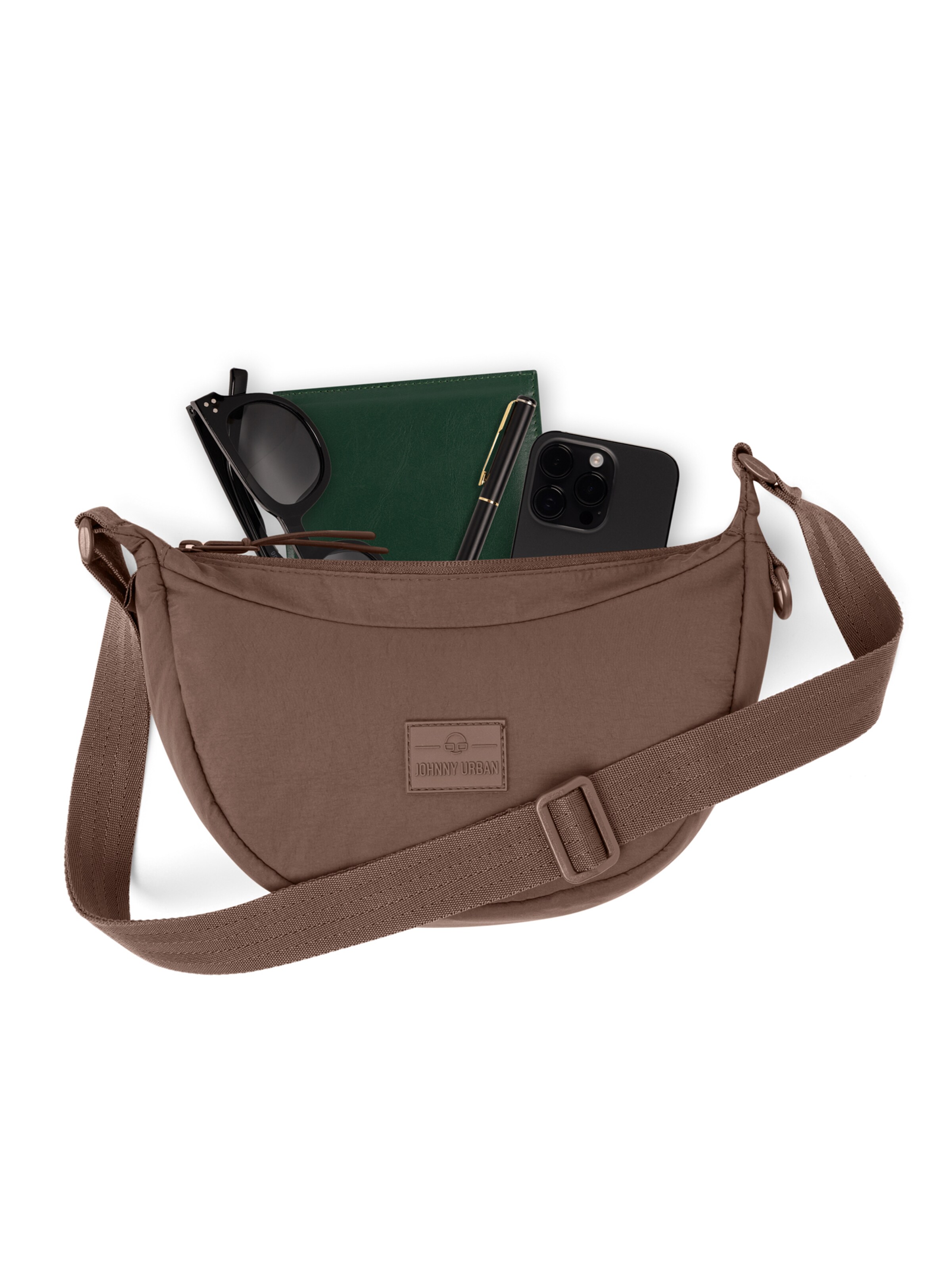Johnny Urban Olkalaukku 'Kaia Small' värissä ruskea