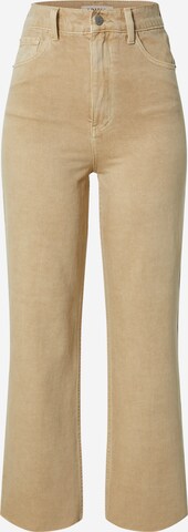 EDITED Regular Jeans 'Esra' in Beige: voorkant