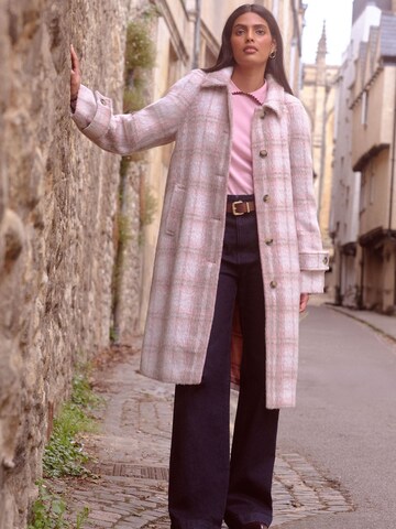 love & roses Between-Seasons Coat in Pink