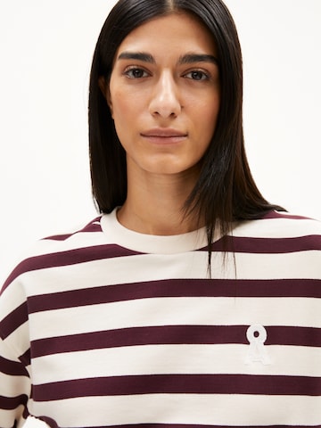 ARMEDANGELS Sweatshirt 'FRANKAA' in Red