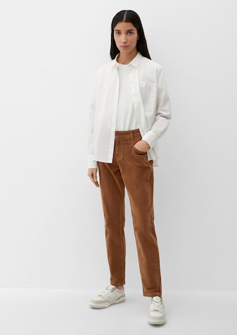 Effilé Pantalon s.Oliver en marron