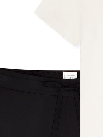 SCHIESSER Pyjama 'Mix & Relax' in Zwart
