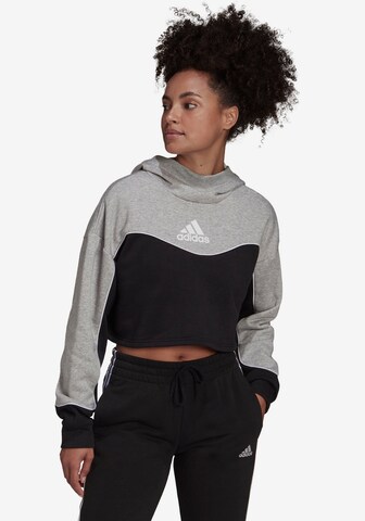 ADIDAS SPORTSWEARSportska sweater majica - crna boja