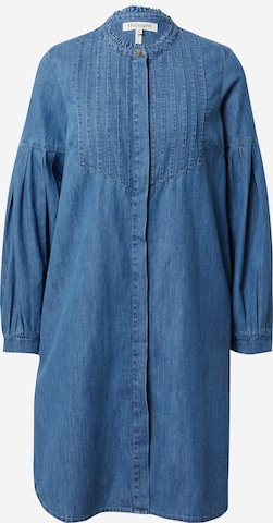 Robe-chemise Thought en bleu : devant
