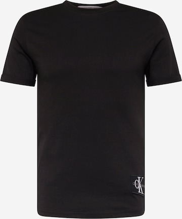 T-Shirt Calvin Klein Jeans en noir : devant