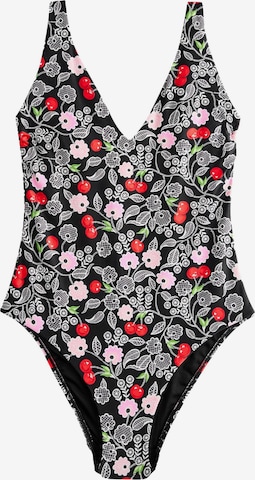 juoda Next Biustjė Maudymosi kostiumėlis 'Cath Kidston': priekis