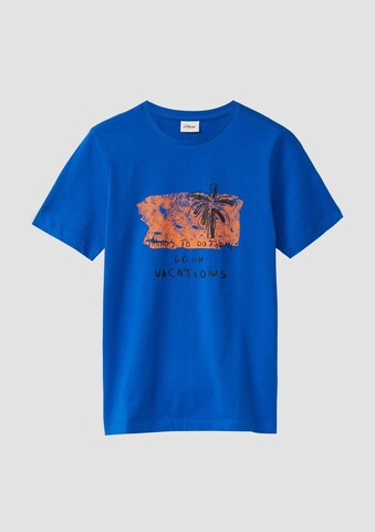 s.Oliver T-Shirt in Blau