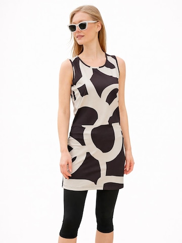 MARINA High neck Tankini 'M2453' in Black: front