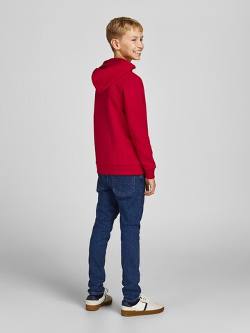 Jack & Jones Junior Regularny krój Bluza w kolorze czerwony