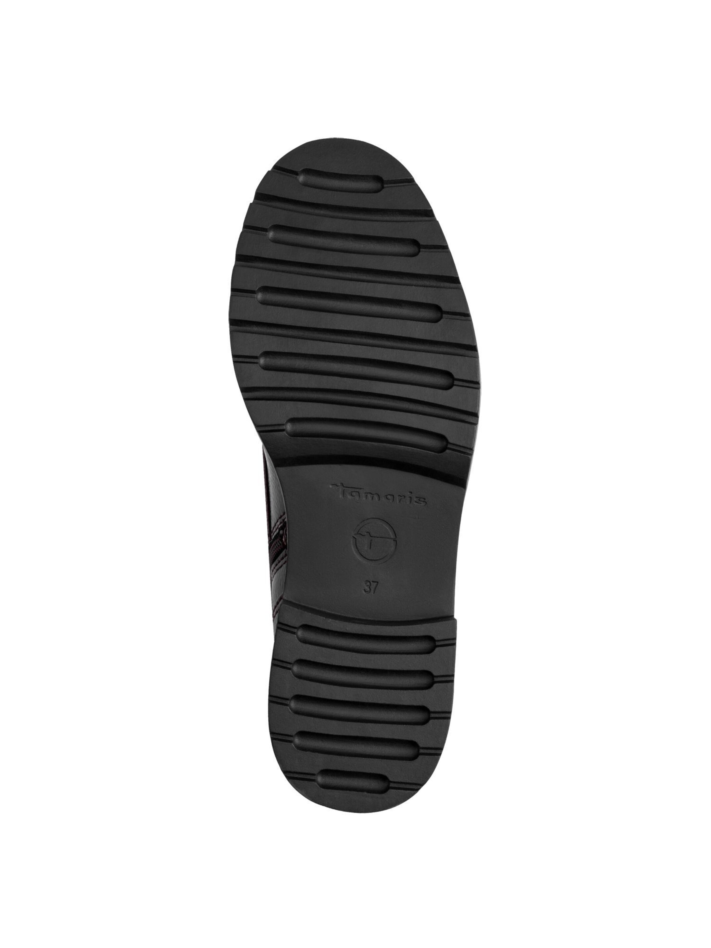 Stivaletto stringato di Tamaris in rosso