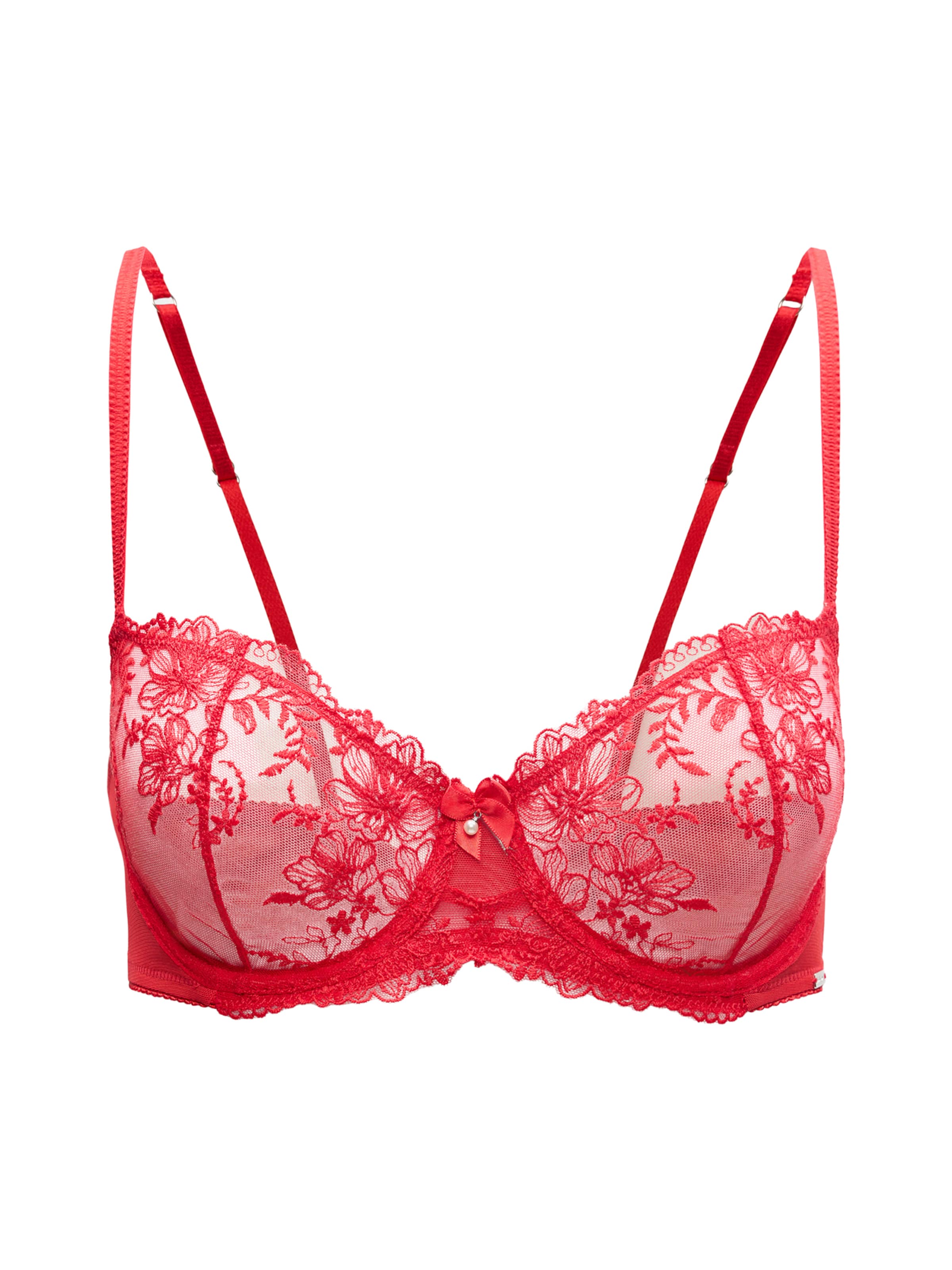 T-shirt Reggiseno 'Senna Lina' di Lindex in rosso: frontale