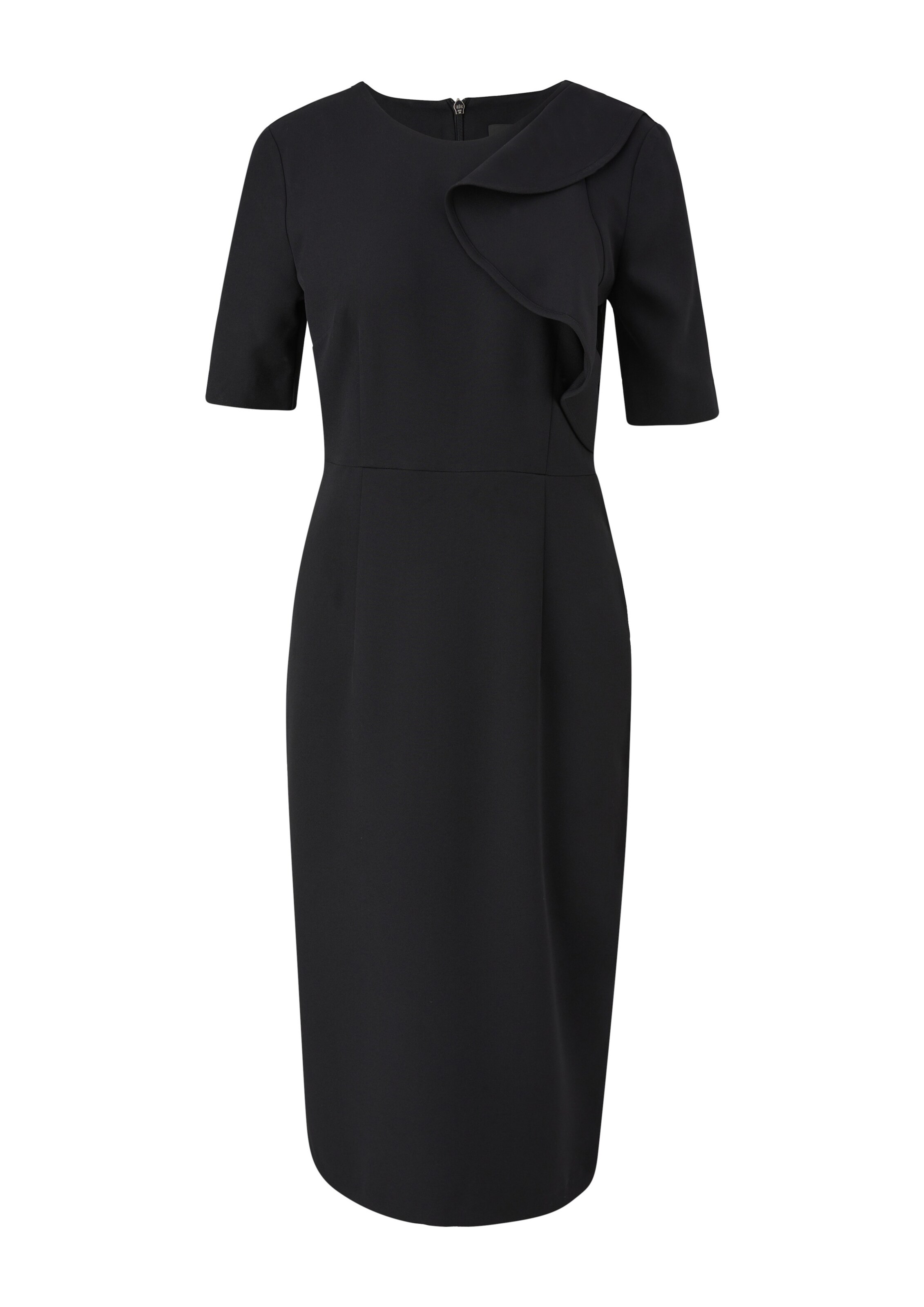 COMMA Kleid in Schwarz: Vorderseite