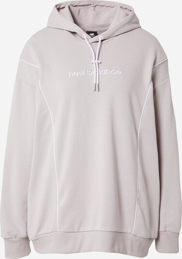 new balance Sweatshirt in de kleur Oudroze / Wit, Productweergave