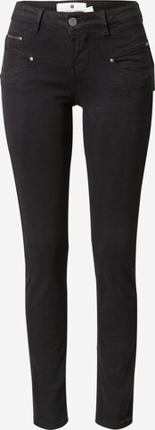 Pantalon 'Alexa' FREEMAN T. PORTER en noir : devant