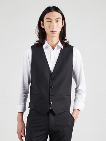 DRYKORN Regular Fit Weste 'Malmo' in Schwarz: Vorderseite