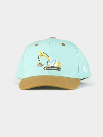 Bavarian Caps Hat 'Bagger' in Blue: front