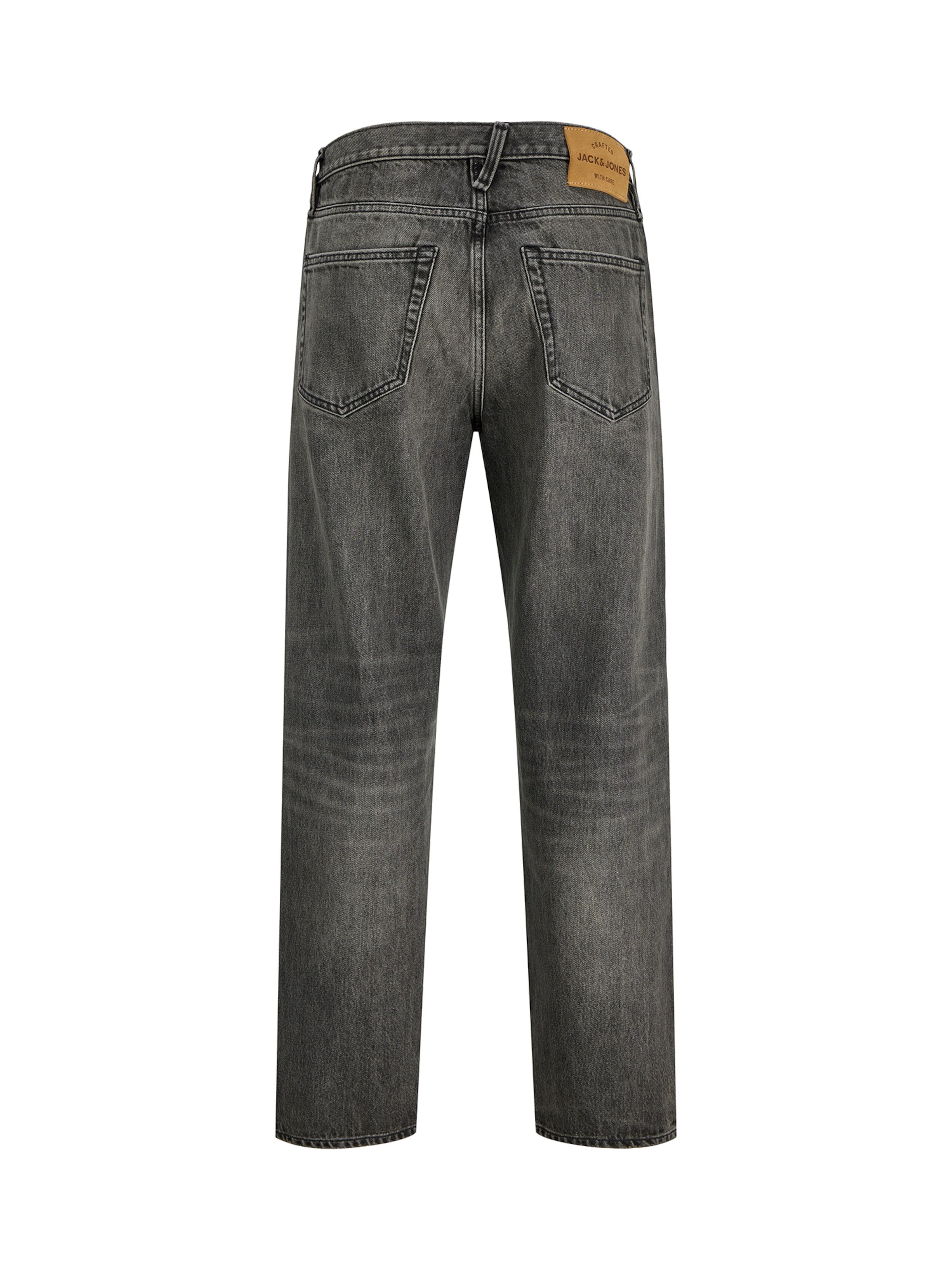 Jack & Jones Plus Loosefit Jeans 'JJICHRIS JJCOOPER' in Zwart