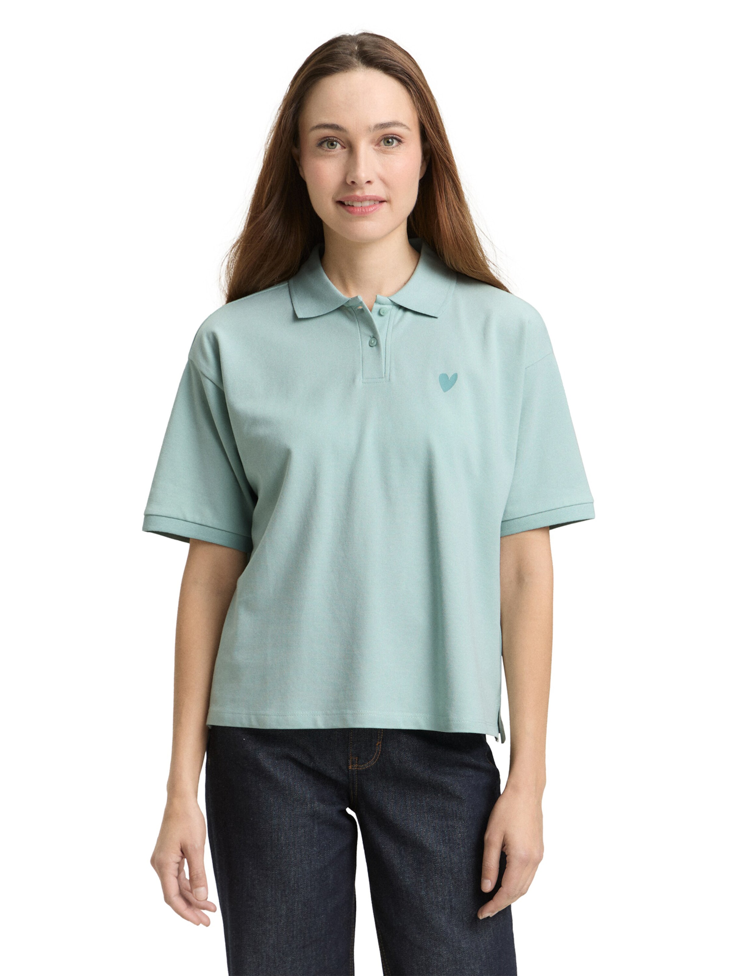 TOM TAILOR Shirt in Blue: front