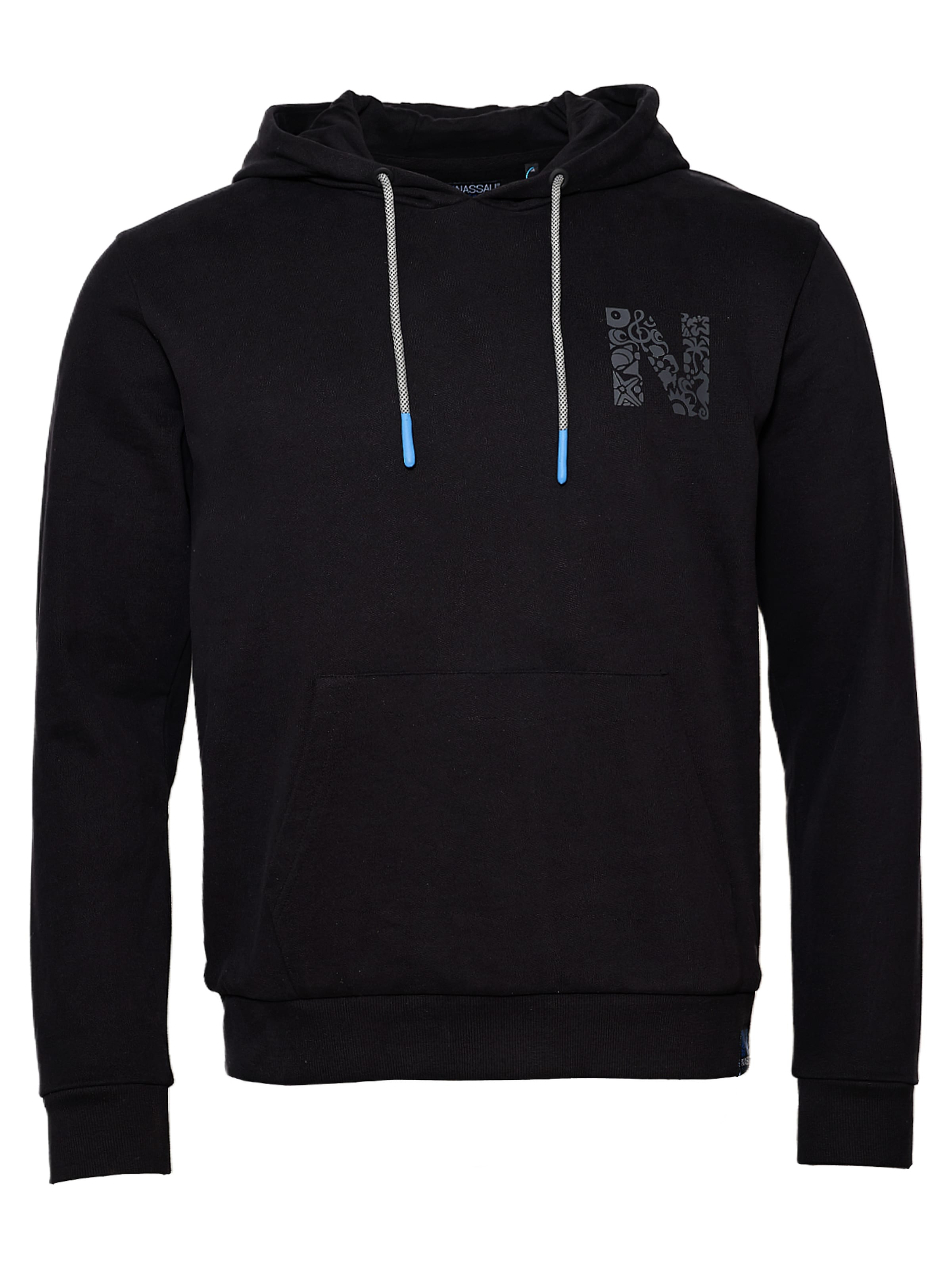 NASSAU Beach Club Sweatshirt in Schwarz: Vorderseite
