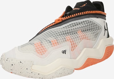 Jordan Baskets basses 'Why Not 6' en gris clair / orange / noir, Vue avec produit
