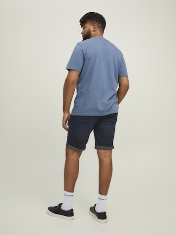 Jack & Jones Plus Normální Džíny 'RICK' – modrá