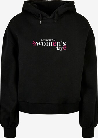 Felpa ' WD - International Women's Day 5' di Merchcode in nero: frontale