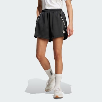 ADIDAS SPORTSWEAR Loose fit Sports trousers 'Stadium' in Black: front