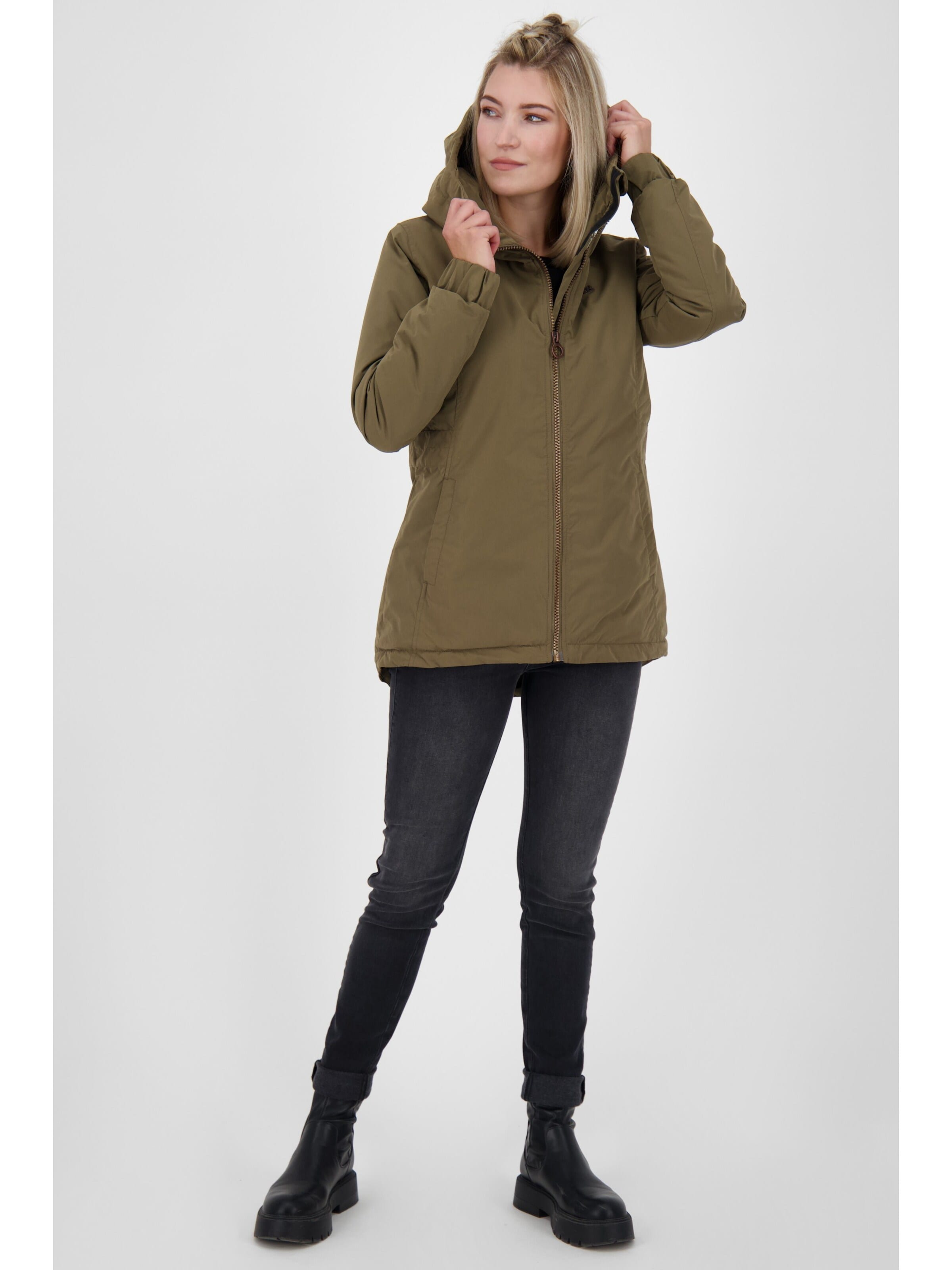 alife & kickin Winterjacke 'NalinaAK A'‌ in Grau