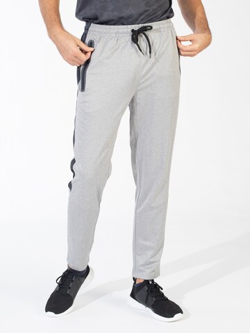 Spyder Slim fit Workout Pants in Grey: front