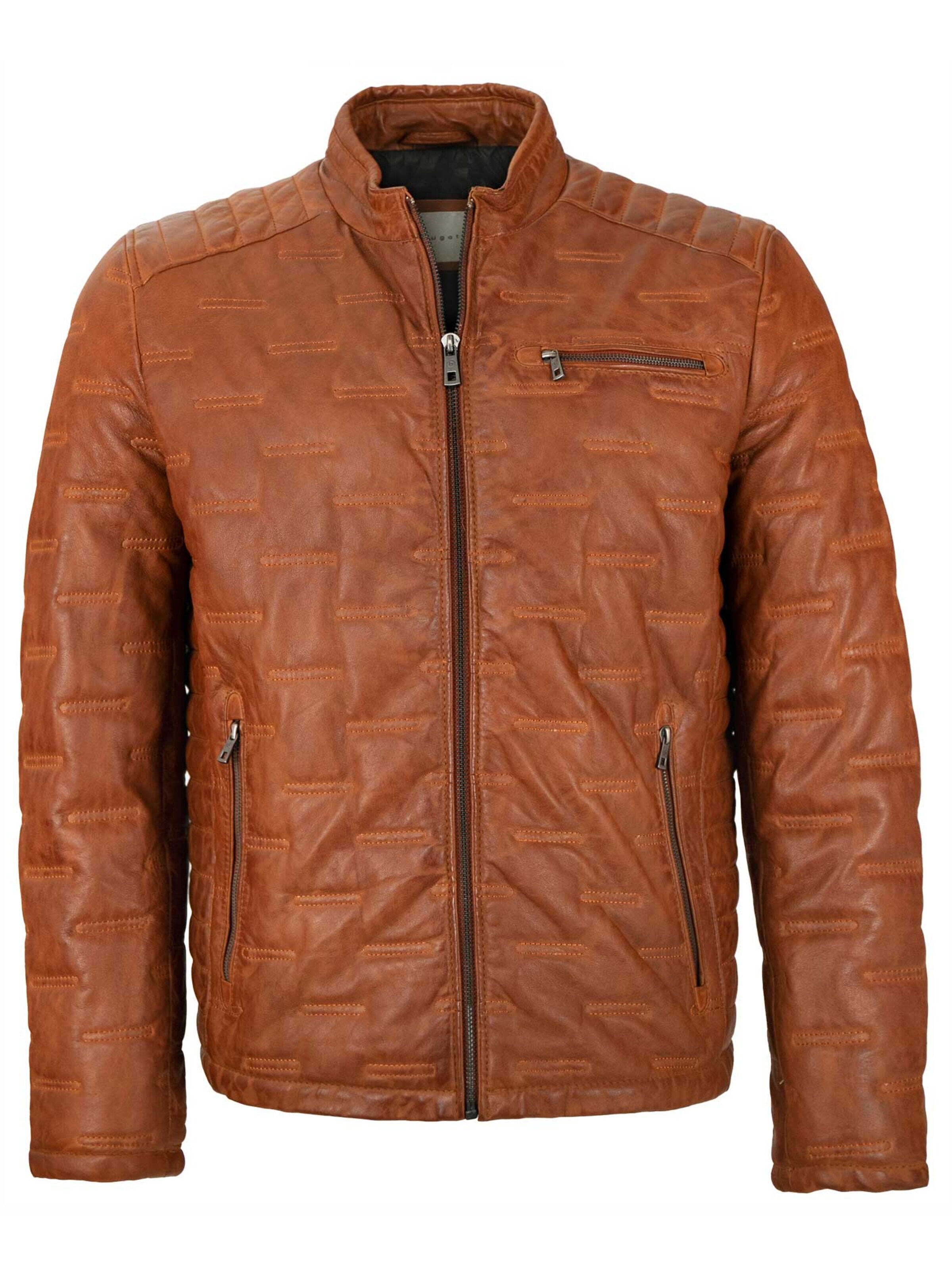 bugatti Between-season jacket '102' in Brown: front