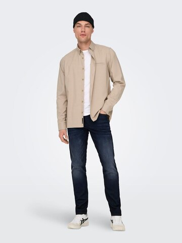 Only & Sons Slimfit Jeans 'ONSLOOM' i blå