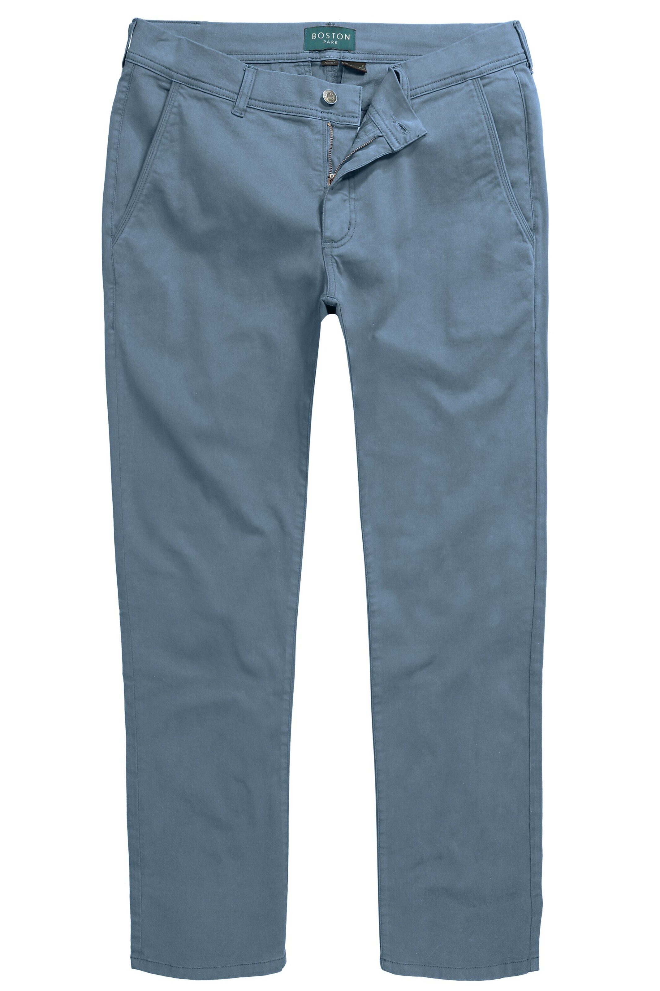 Boston Park Regular Chinohose in Blau: Vorderseite