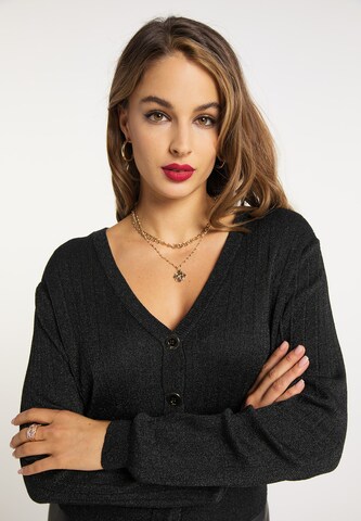 faina Strickjacke in Schwarz