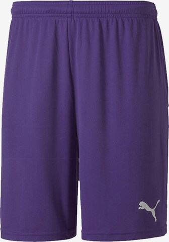 PUMA Workout Pants in Purple: front