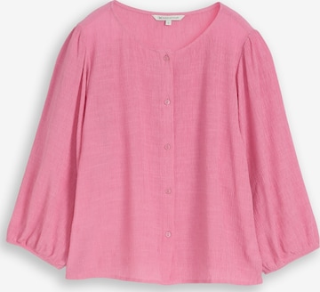 Chemisier TOM TAILOR DENIM en rose : devant