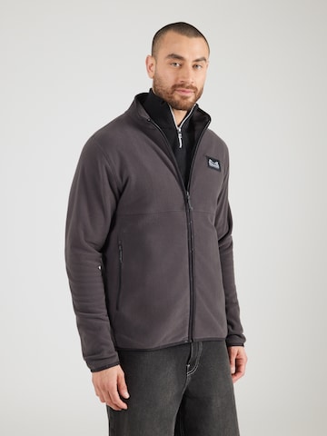 Didriksons Funktsionaalne fliisjakk, värv hall: eest vaates