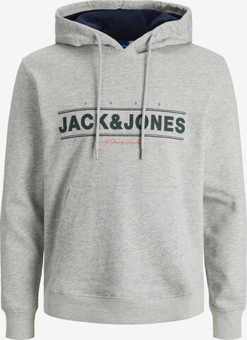 JACK & JONES Mikina 'FRIDAY' – šedá: přední strana