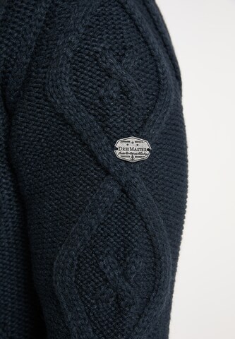 DreiMaster Vintage Gebreid vest in Blauw