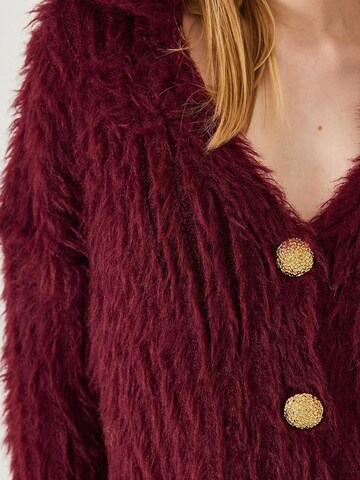 Bianco Lucci - Casaco de malha em vermelho