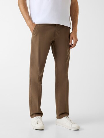 GUESS Slim fit Chino Pants 'Angels' in Brown: front